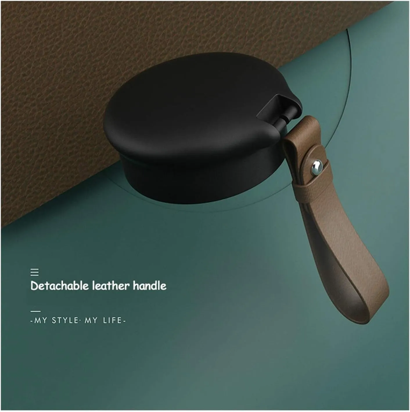 1 Pcs Quality Double Wall Stainless Steel Vacuum Flasks 280ml Car Thermo Cup Coffee Tea Travel Mug Thermol Bottle Thermocup (Capacity : 280ML, Color : Light Green) (Dark Blue 280ML)