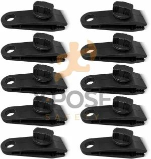 10 Pack Heavy Duty Reusable Tarp Clips