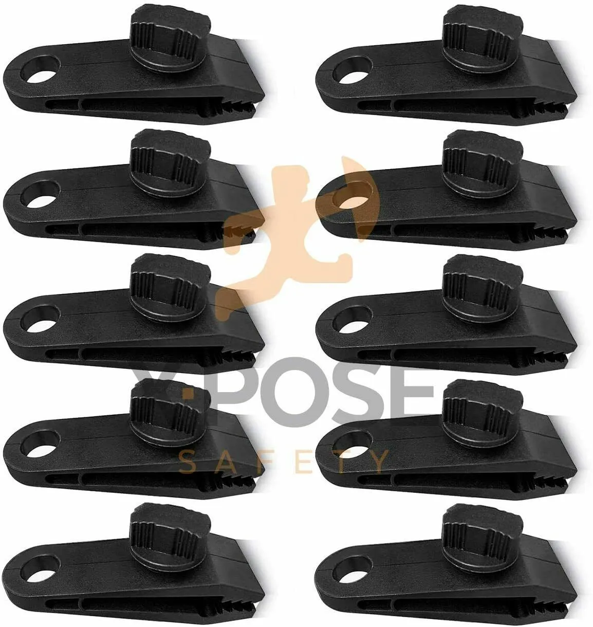 10 Pack Heavy Duty Reusable Tarp Clips
