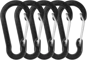 10 PCS / 5 PCS Mini Aluminum Alloy D Rings for Camping Hiking Fishing Backpacking Carabiner