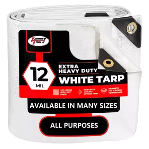 10 x 20 Heavy Duty Canopy Tarp - White