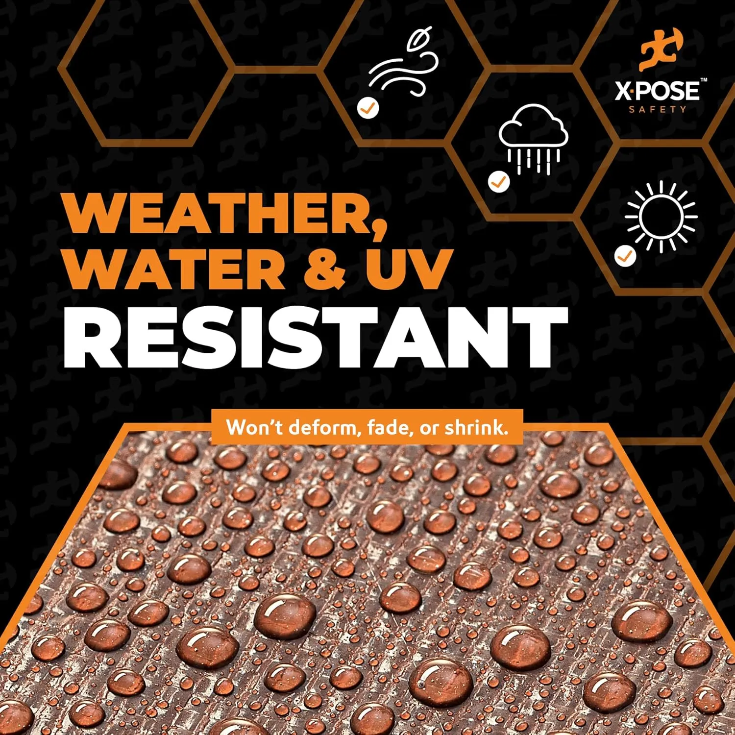10' x 20' Super Heavy Duty 16 Mil Brown Poly Tarp Cover - Thick Waterproof, UV Resistant, Rip and Tear Proof Tarpaulin with Grommets and Reinforced Edges - by Xpose Safety