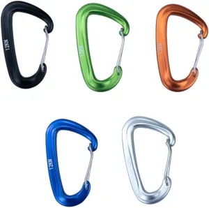 12KN Aluminium Carabiner for Backpack Hook D Shape Carabiner Security Clip Hook Carabiner(Orange)