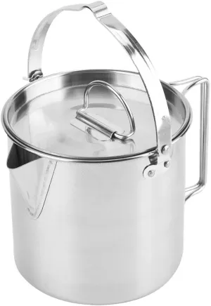 1.2L Camping Kettle Outdoor Cookware Backpacking Cookware Camping Cookware Set Portable Picnic Cookware for Coffee Tea Water