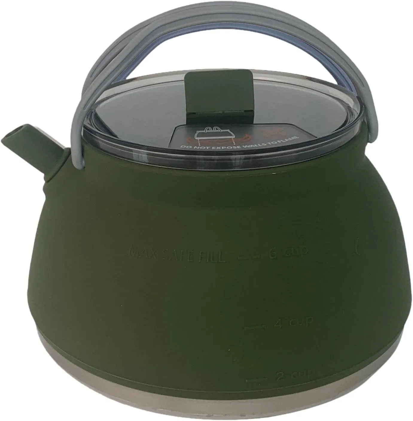 1.5L Portable Camping Kettle for Tea and Coffee, Foldable Cook Pot for Outdoor Adventures