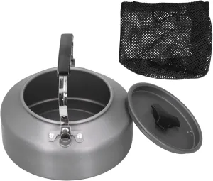 1.6L Water Kettle, Camping Coffee Pot Portable Camping Tea Kettle Stove Coffee Pot with Storage Bag for Fishing Hiking Barbecue