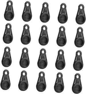 16Pcs Durable Tarp Clips for Camping Tent Fixing Accessories Heavy Duty Plastic Clamps for Awnings Tarps and Lightweight and Weatherproof