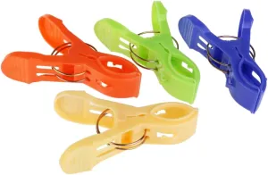 16pcs Heavy Duty Clamp Tarp Clips for Tents Awning Snaps Camping Use Alligator Mouth Design for for Outdoor Activities