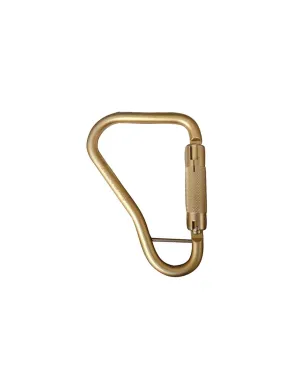 17426 Fall Rated Steel Carabiner with Auto Twist-Lock and Pin, 3600 lbs Gate, 2-1/4" Gate Opening