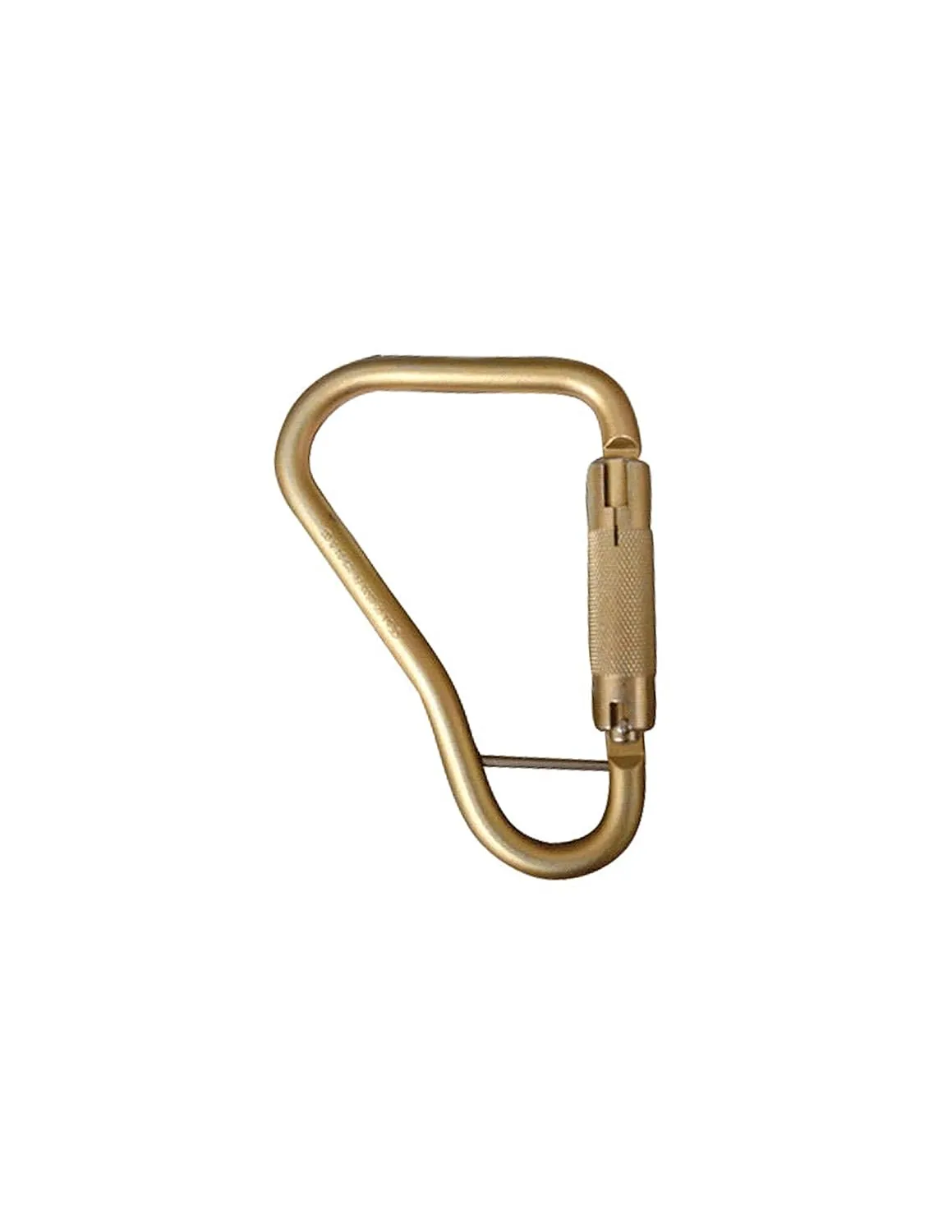 17426 Fall Rated Steel Carabiner with Auto Twist-Lock and Pin, 3600 lbs Gate, 2-1/4" Gate Opening