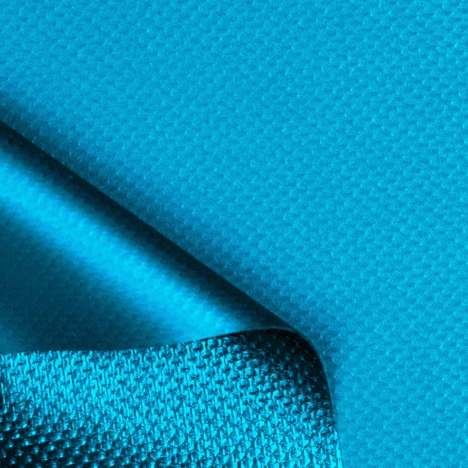 18 oz PVC Coated Polyester Tarp Roll - Light Blue