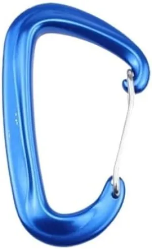 1PC Durable 12KN D Carabiner Aluminum Wire Gate Spring Clip Locking Backpack Hammock Camping Hiking Carabiner