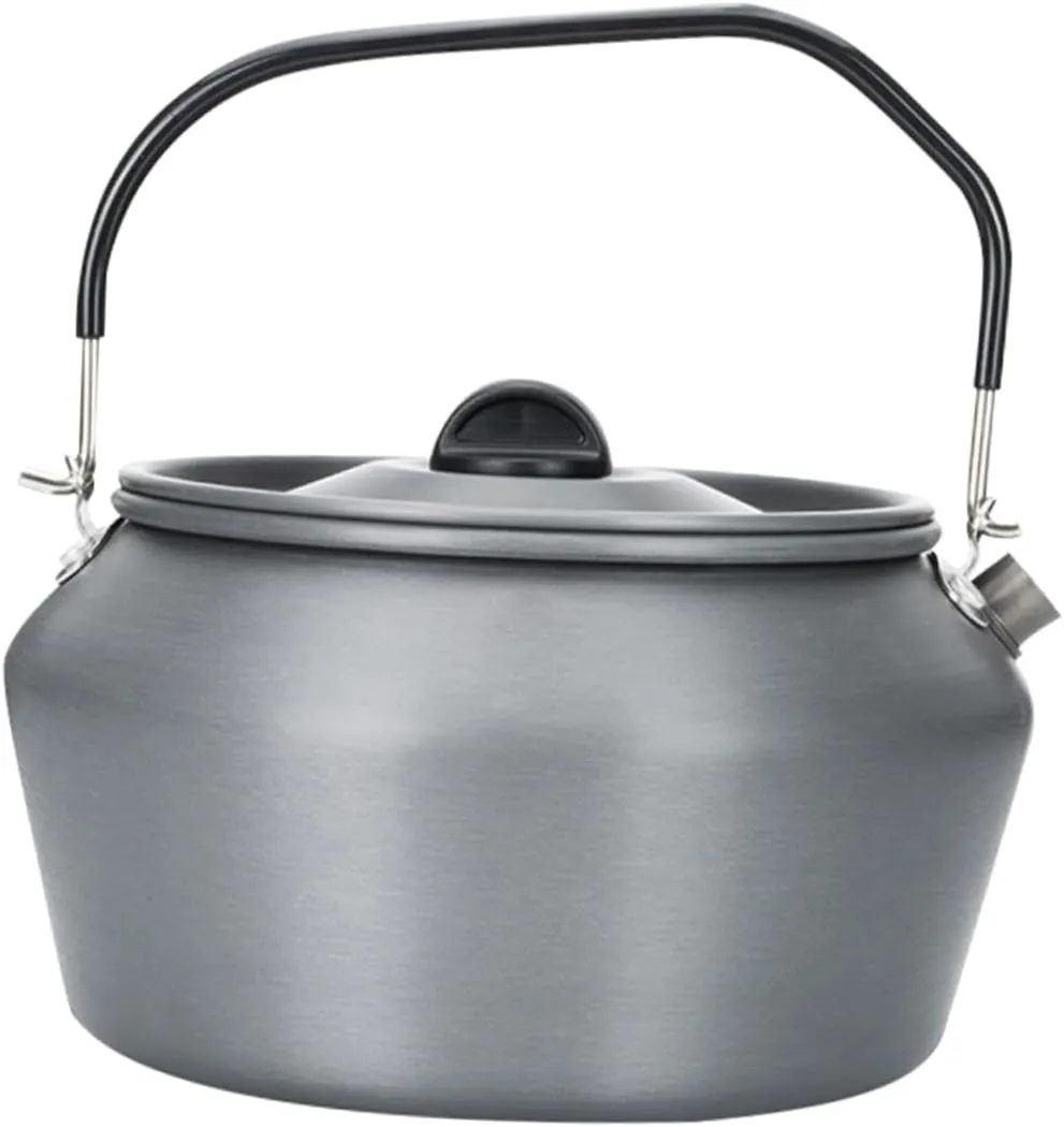 1pc Outdoor Kettle Cool Collapsible Water Camping Gas Camping Stove Gas Portable Hot Water Urn Saucepan Grill Kettles Teapot Camping Cookware Teakettle for outside Stainless Steel
