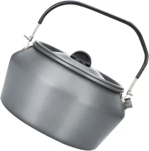 1pc Outdoor Kettle for Camping Lightweight Portable Teapot for Hiking and Picnics Easy Pour Spout Design Heat Insulated Handles for Boiling Water Tea