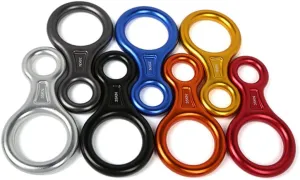 1pc Rappelling Device Climbing for Outdoor Use Anodized Construction Lightweight Design for Mountaineering Rescue and Ice Climbing Activities Random Color