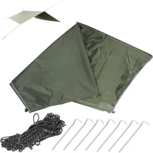 1set Outdoor Camping Tarp Sunshade Tent Uv for Camping Hiking Picnics Lightweight Suitable for People