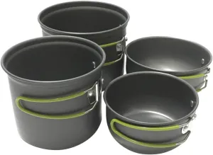 1Set Portable Camping Pot Cookware for People Durable and Cooking Utensils for Outdoor Camping Hiking and Picnics