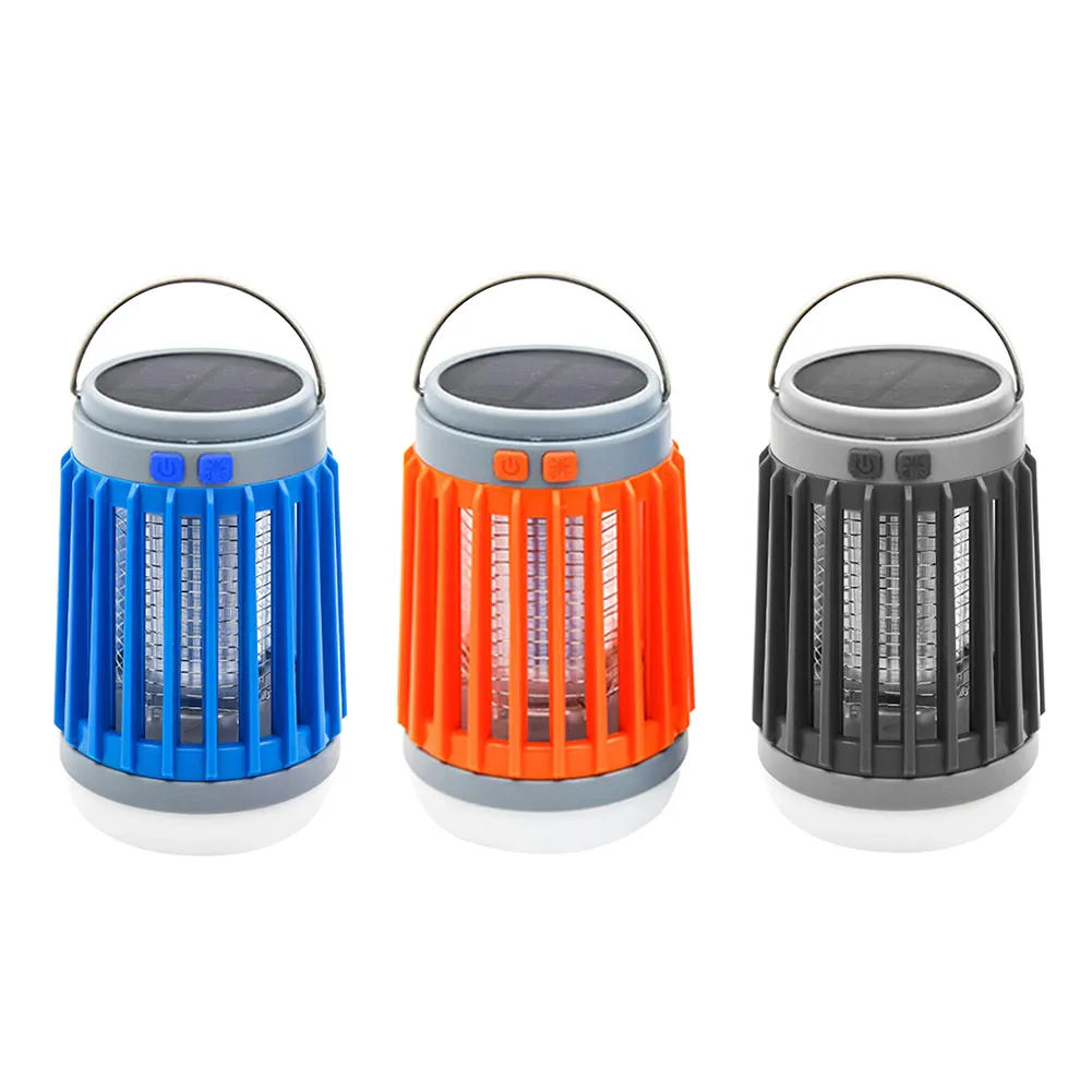 2 In1 LED USB Solar Power Mosquito Killer Lamp