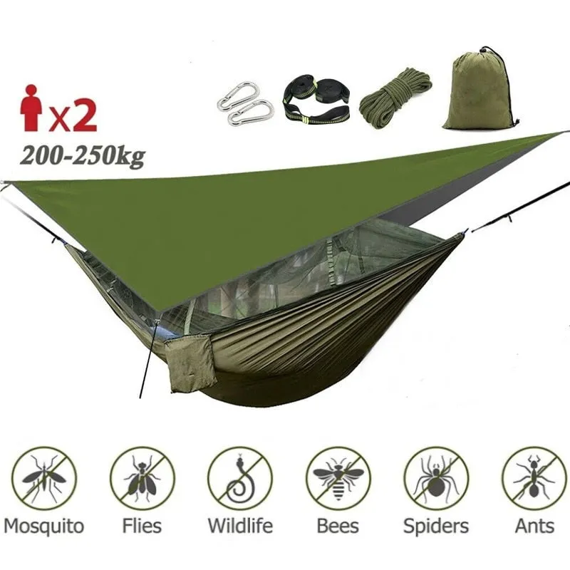 2 Person Hammock with Mosquito Net