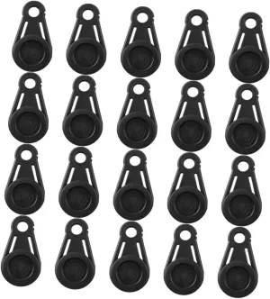 20pcs Heavy Duty Tent Clips for Camping Tent Canopy Accessories Windproof Tarp Fixing Clamps