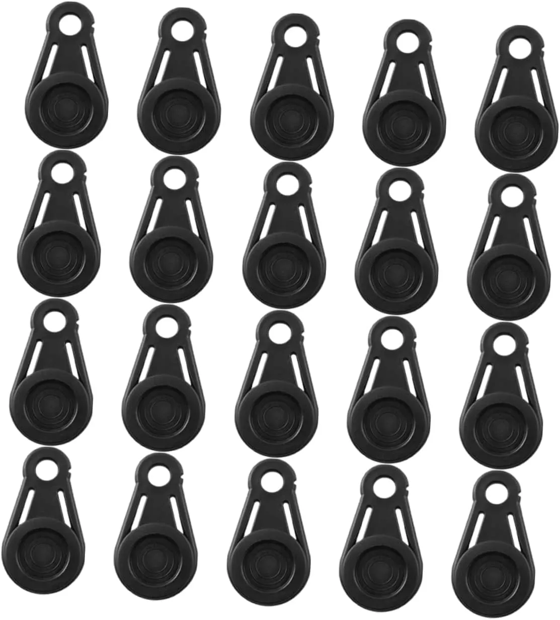 20pcs Heavy Duty Tent Clips for Camping Tent Canopy Accessories Windproof Tarp Fixing Clamps