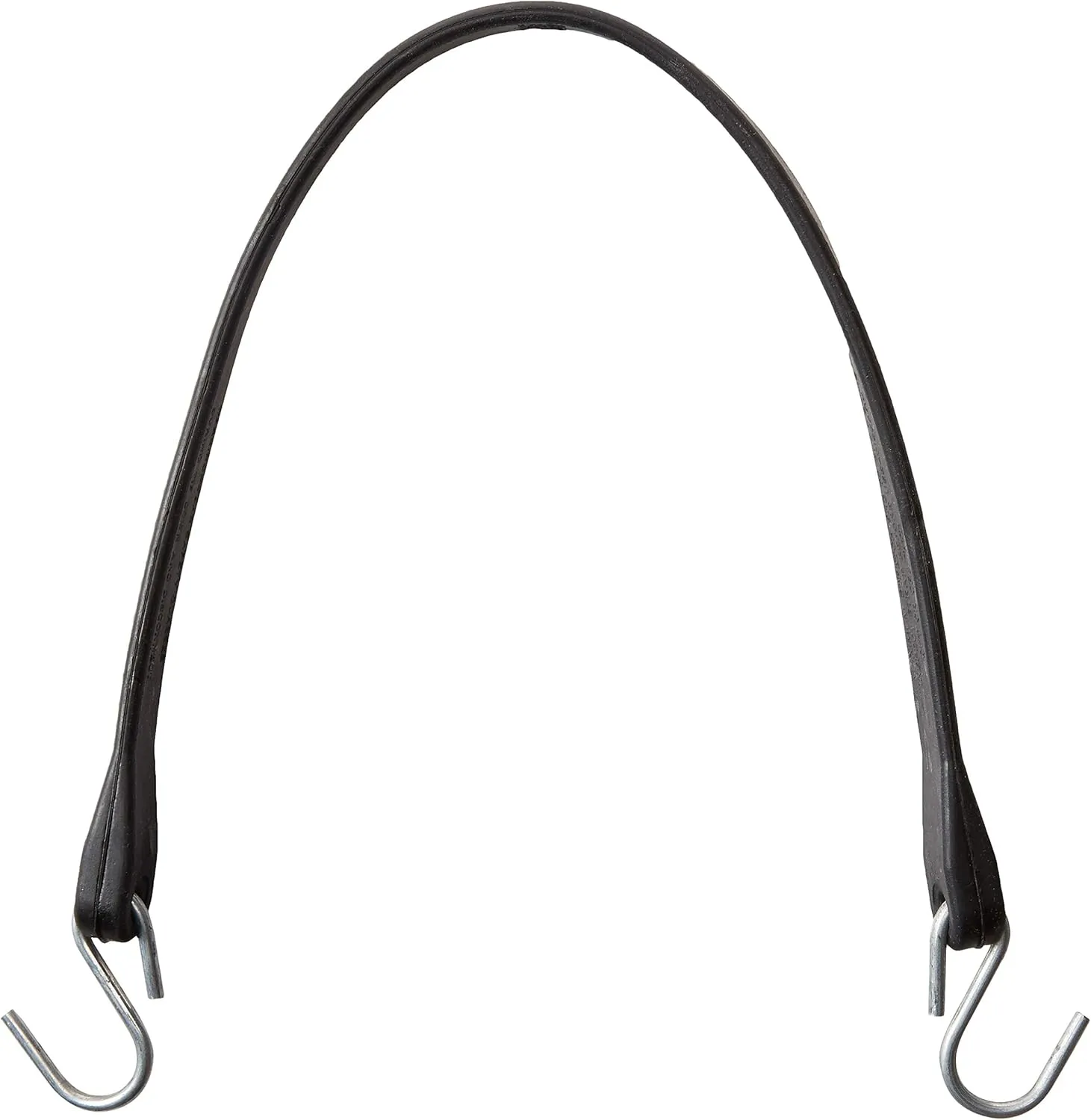 21" Inch 25 Pack Rubber Bungee Cords with Metal Hooks for Flatbed Trucks- Heavy Duty Tarp Tie Down Straps