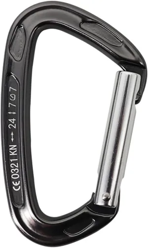 24KN Camping Equipment Hammock Lightweight 7075 Aviation Aluminum Carabiner D Type Mountaineering Carabiner Main Lock Climbing Quick Hanging