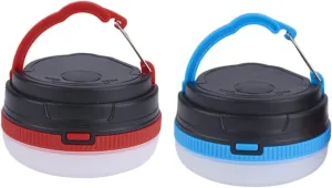 2pcs Rechargeable Camping Lamps Led Lantern Tent Light Emergency Lamp for Outdoor Beach Hiking with Magnet