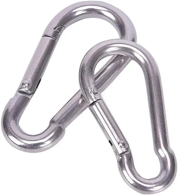 2pcs Stainless Steel M4 M5 M6 M7 M8 Carabiner Carabiner
