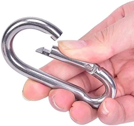 2pcs Stainless Steel M4 M5 M6 M7 M8 Carabiner Carabiner