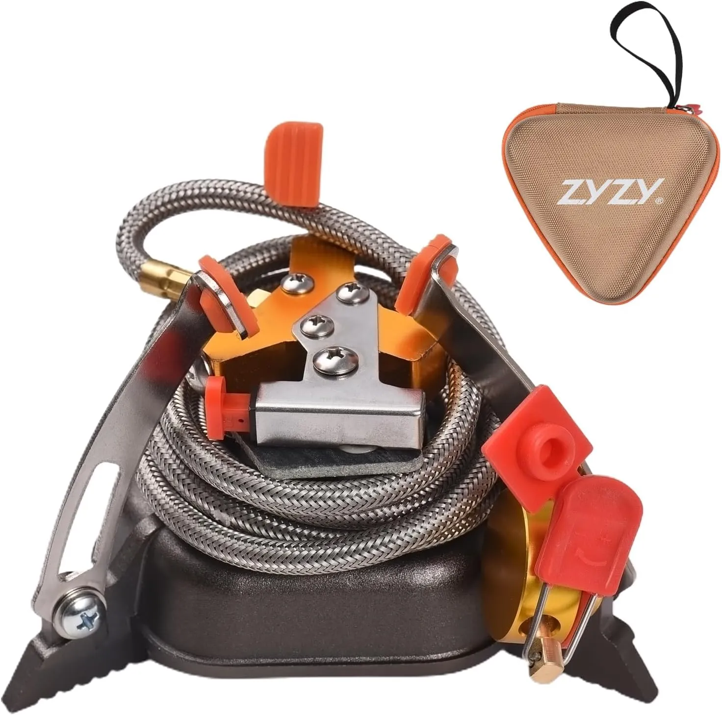 3-Co Camping Stove 6800W Hiking Gas Stove Propane Butane Stove with Piezo Ignition