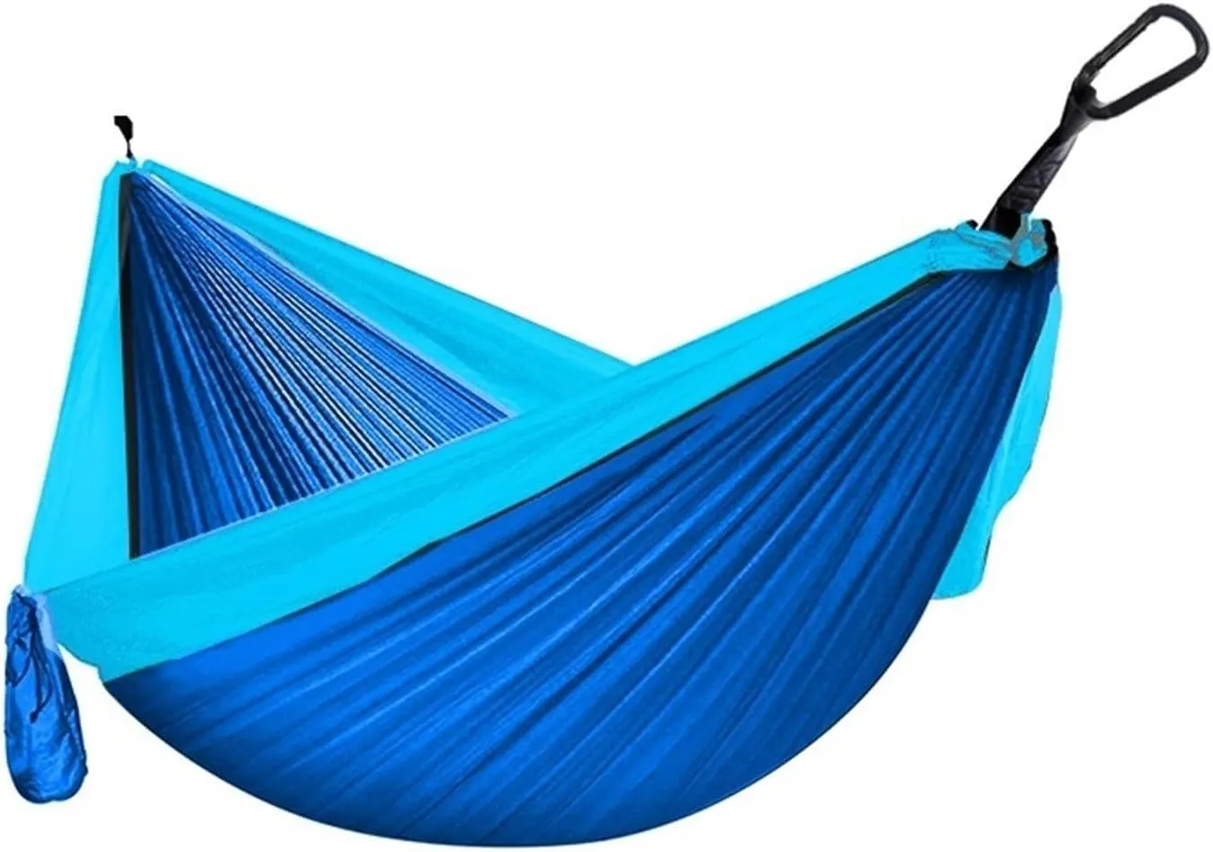300 * 200cm Portable Camping Parachute Hammock Survival Garden Outdoor Furniture Leisure ?Travel Double Hanging Bed, Blue
