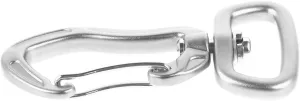 360 Swivel Snap Hooks Rotational Locking Carabiner Clips Durable Keychain Clip for Camping Pet Accessories Luggage Outdoor Sports Silver Finish