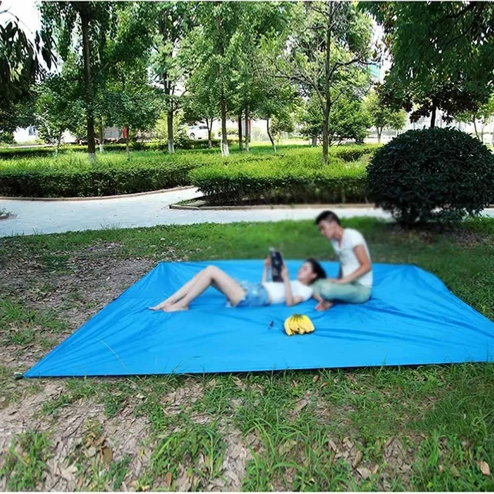 3Mx3M Waterproof Sun Shelter Tent Tarp Anti Beach Tent Camping Hammock Rain Fly Outdoor Sunshade Canopy Awning Shade(Color:E)