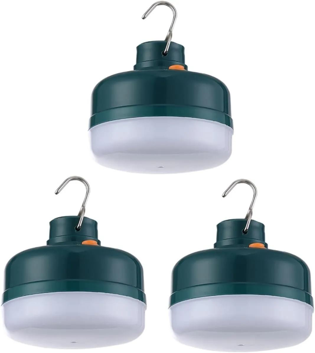 3pcs Rechargeable Led Camping Light USB Charging Design Lighting Modes for Hiking Fishing Beach Tents and Outdoor Activities