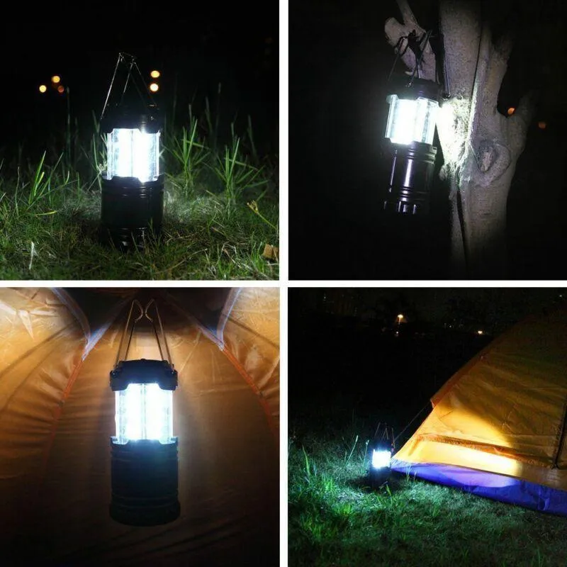 4 Count Collapsible LED Emergency Lamp