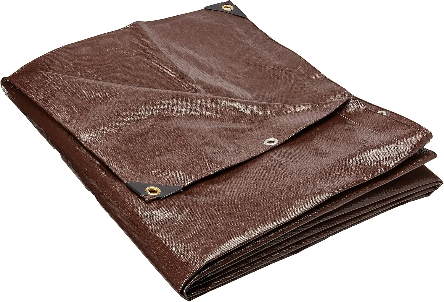 4 ft. x 20 ft. Super Heavy Duty 8 OZ. Brown Tarp - 16 Mil Thick