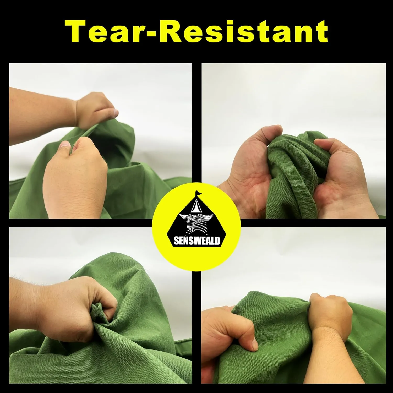 4 Pack Small Heavy Duty Canvas Tarp 3x5 Feet 16oz Water-Resistant Canvas Tarp with Grommets，Tear Resistant, Durable, Multipurpose Protective Green Cover for Camping, Tent, Car