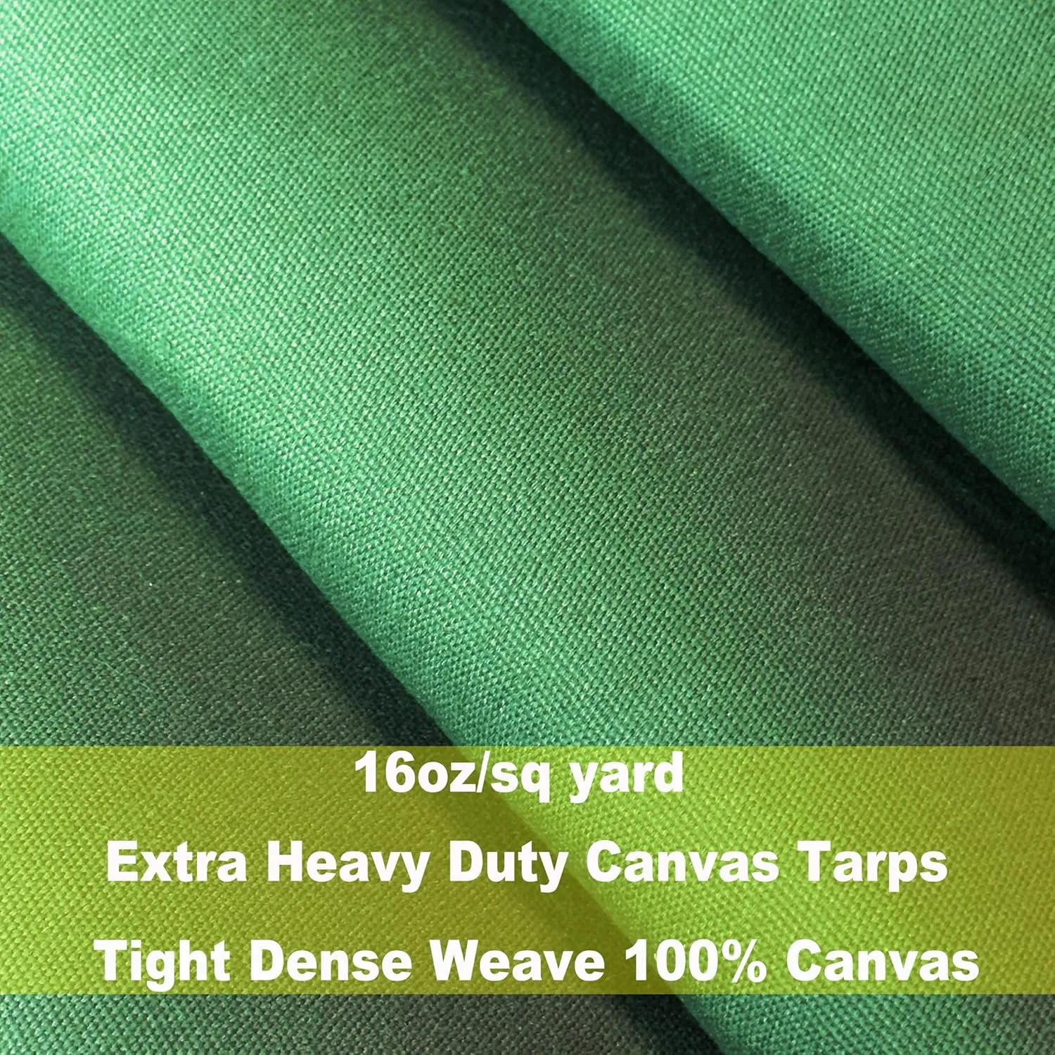 4 Pack Small Heavy Duty Canvas Tarp 3x5 Feet 16oz Water-Resistant Canvas Tarp with Grommets，Tear Resistant, Durable, Multipurpose Protective Green Cover for Camping, Tent, Car