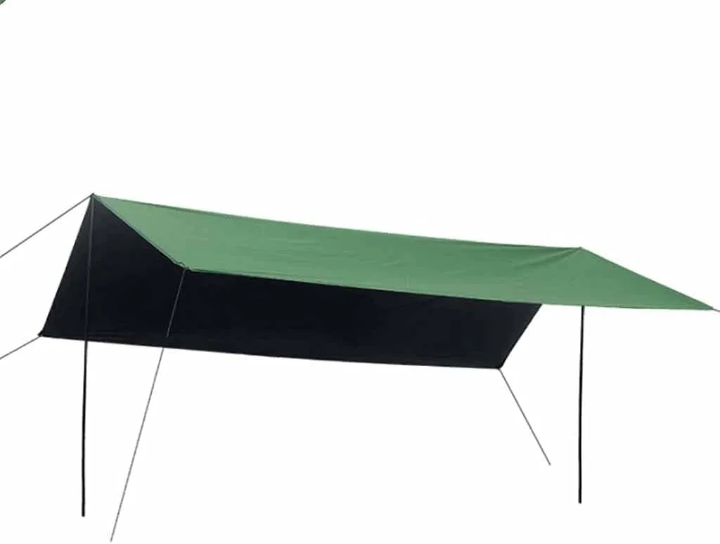 4.5x6m Sun Shelter Tent Tarp for Beach Waterproof Shade Outdoor Camping Hammock Rain Fly Pool Tarpaulin Garden Awning Canopy(Color:E)