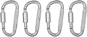 4PCS Carabiner Set for Outdoor Mountaineering Carabiner Buckle Carabiner