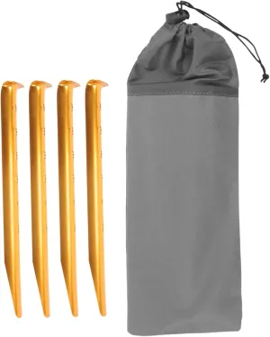 4pcs Metal Tent Stakes Tent Ground Stakes for Sand Screw Pegs Camping Accessories Outdoor Tarp Fixing