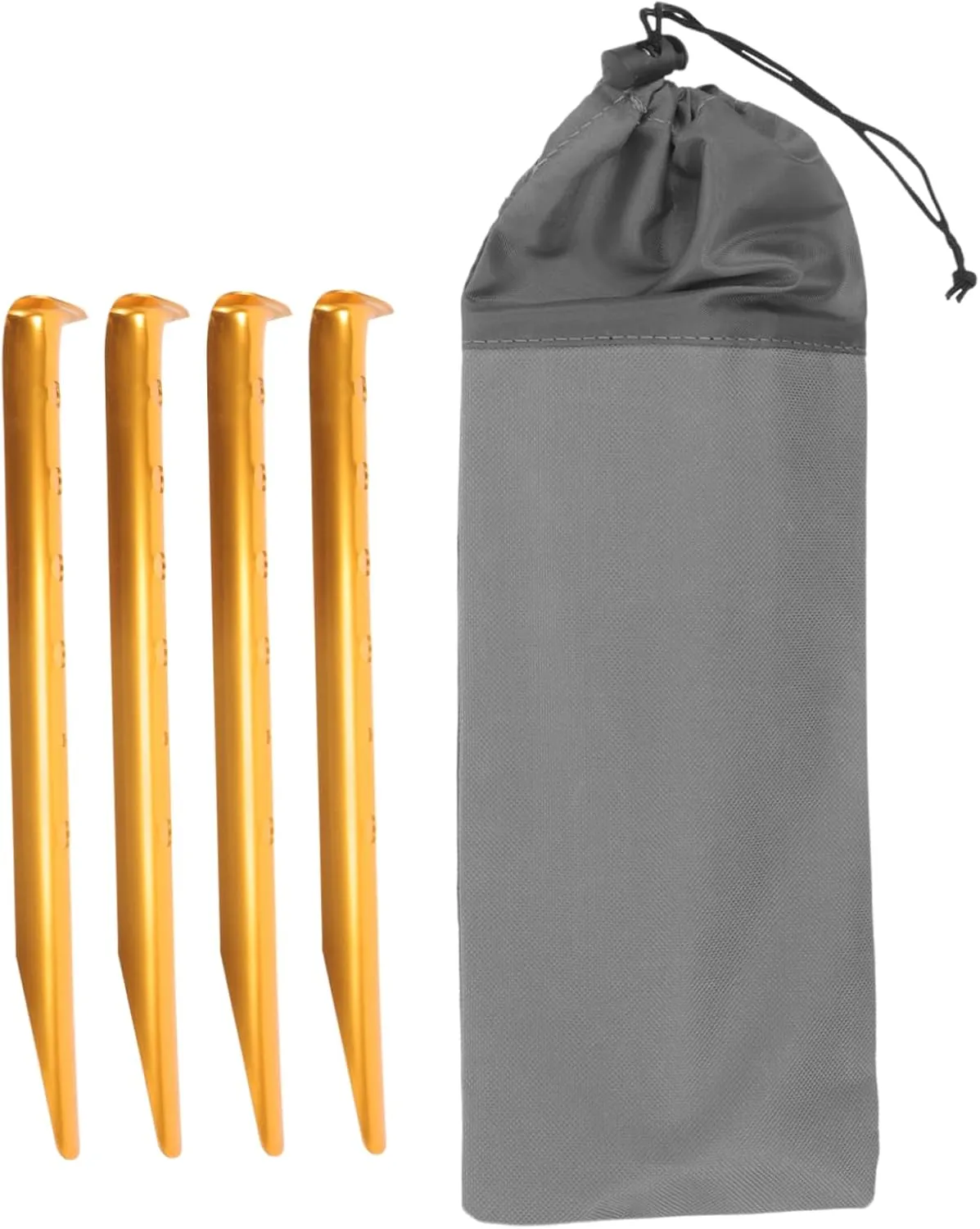4pcs Metal Tent Stakes Tent Ground Stakes for Sand Screw Pegs Camping Accessories Outdoor Tarp Fixing