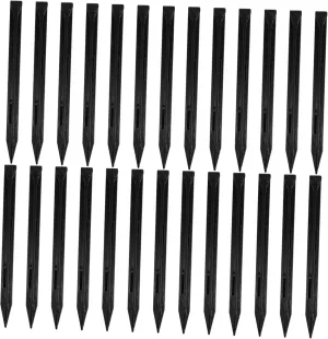 50pcs Heavy Duty Plastic Tent Stakes Durable Ground Pegs for Camping Outdoor Lawn Tarp and Beach Use Lightweight Portable Design for Secure Ground Hold