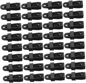50pcs Heavy Duty Tarp Clips Windproof Tent Clamps for Enhanced Stability Weather Resistant Fasteners for Outdoor Camping Shade Cloth Awnings and Hiking Accessories