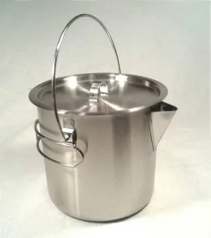 52/68 Oz Stainless Steel Camping Pot Cooking Kettle   5 BBQ Cooking Accessories