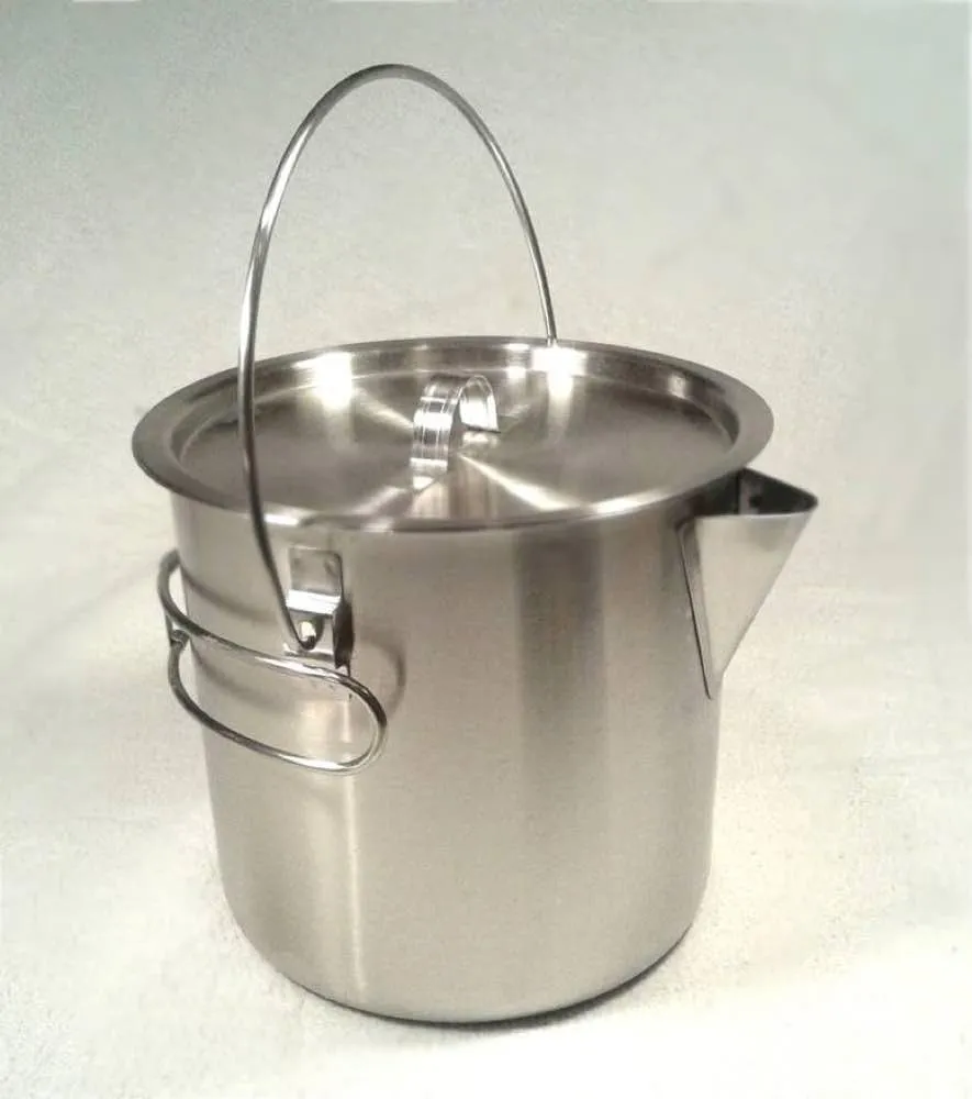 52/68 Oz Stainless Steel Camping Pot Cooking Kettle   5 BBQ Cooking Accessories