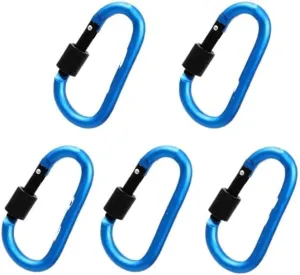 5PCS Carabiner Aluminium Alloy Camping Carabiners Carabiner