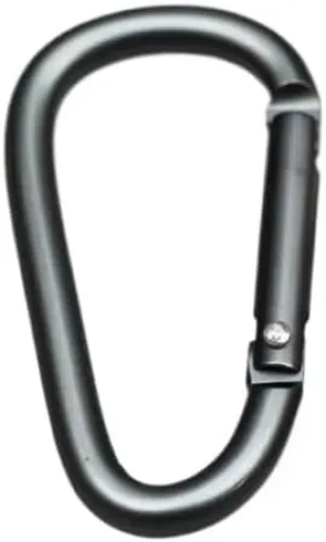 5Pcs D Shape Carabiner Camping Equipment Alloy Aluminum Carabiner