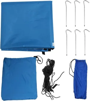 6-People Waterproof Tent Sun Protection Tarp Rain Fly Camping Shelter for Outdoor Activities